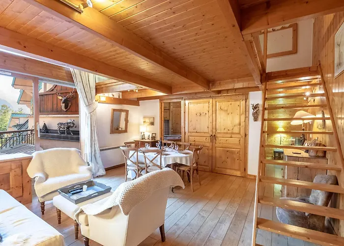 Bel Duplex Pour 8, Proche Pistes A Avec Wifi Et Parking - Fr-1-343-188 * Chamonix